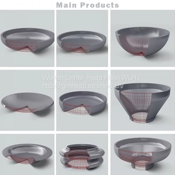 Stainless Steel Tank Dishes End Cap Hemispherical Ellipsoidal Conical Dished Head photo-5
