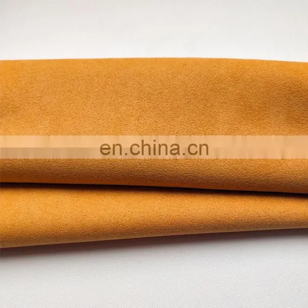 High Quality 75d*225d 100% Polyester Suede Fabric for Sofa photo-5