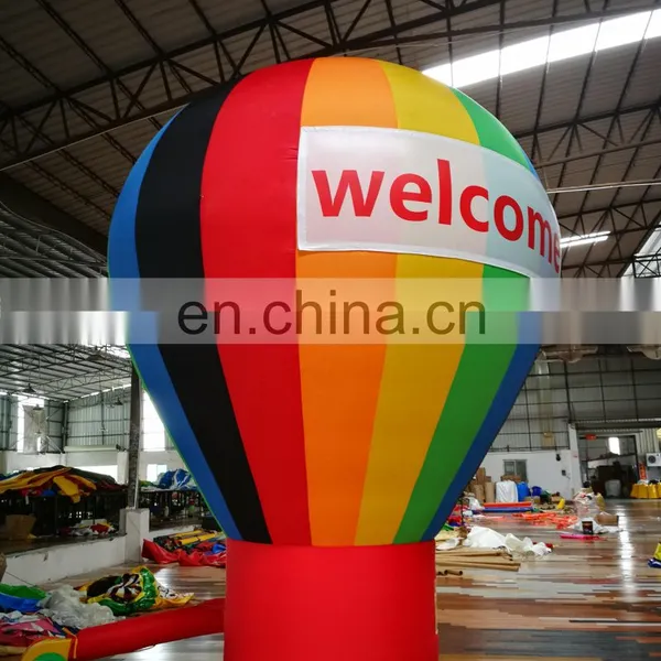 Outdoor Advertising Inflatables Promotional SALE Banner 5m Rainbow Inflatable Air Balloon for Shop photo-2