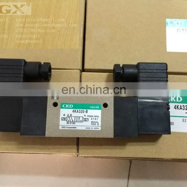 CKD Solenoid Valves 4KB320-10-M1LS-AC200V photo-3