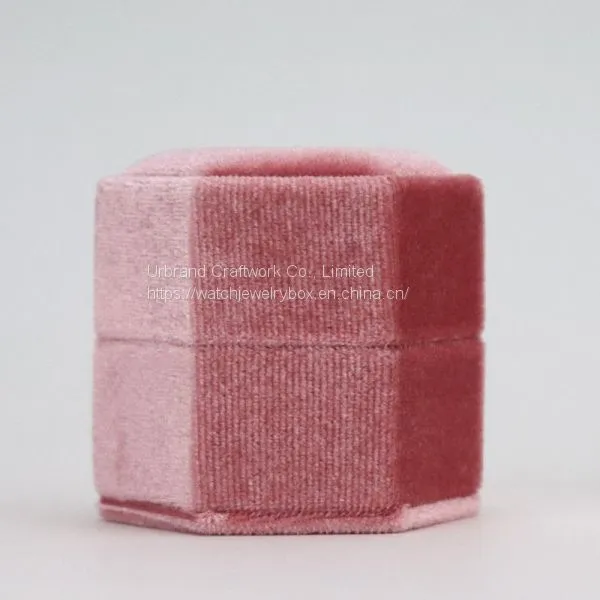 Custom Luxury Paper Cardboard Jewelry Gift Box Velvet Wedding Ring Box For Sale photo-3