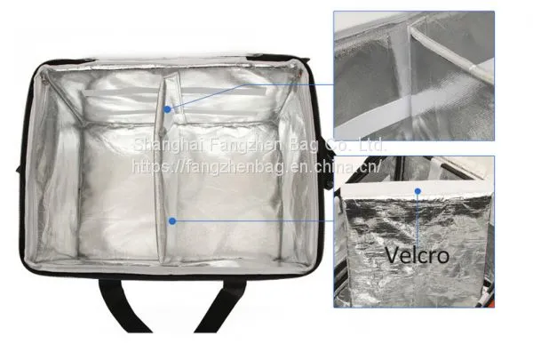 Big Waterproof Thermal Insulated Food Delivery Grocery Bag For Catering, Restaurants Delivery Drivers Backpack Delivery Bag photo-4