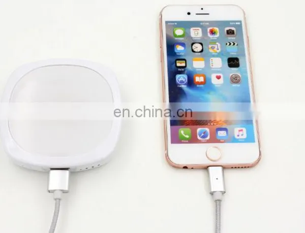 Promotional Business Gift Single USB Port Mirror Portable Power Bank 4000mah photo-3