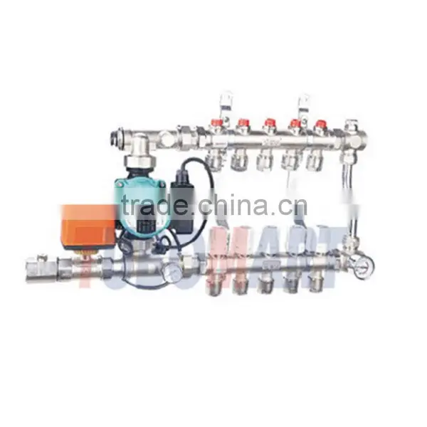 Floor Heating Systems Manifold Type Brass Water Manifold photo-3