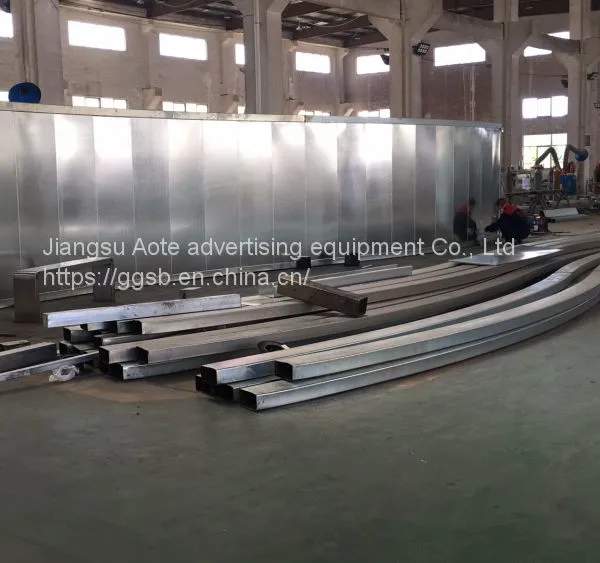 Convenient Shared Umbrella Bus Stop Sign Intelligent Bus Shelter Platform Light Box Manufacturer photo-4