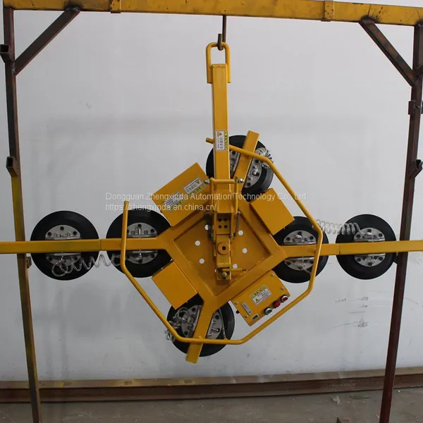 Zhengxinda Electric Suction Cup Vacuum Glass Curtain Wall Installation Rotary Suction Crane Rechargeable Pneumatic Hoisting Turnover Crane photo-3