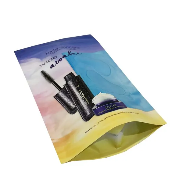 Custom Digital Print Hair Packaging Zipper Bag Custom Plastic Wig Packaging Bag With Window photo-4