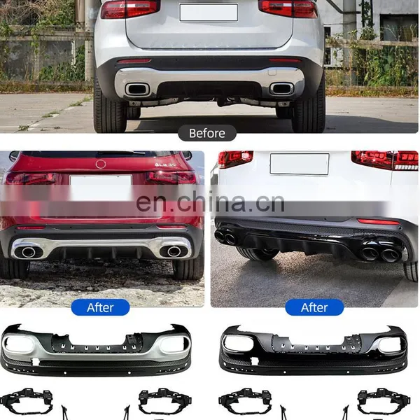 Wholesale 2020 Model GLB X247 Sport Full Tunning Body Bumper Fender Flare Body Kit Set Modified to 35AMG photo-4