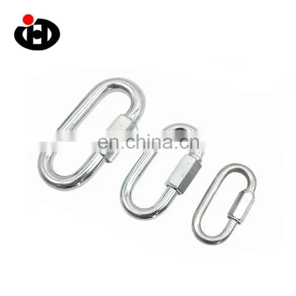 JingHong New Design Outdoor Climbing Zinc Plated Quick Link Hook photo-3