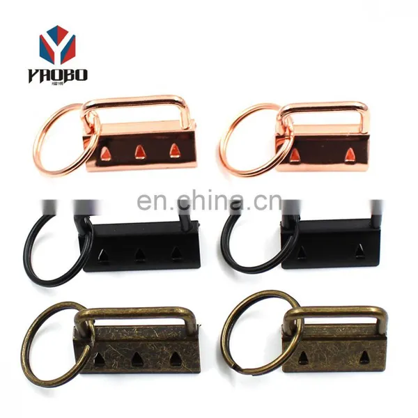 Well-designed Functional Metal Nickel Plated Key FOB Hardware Tail Clip photo-3