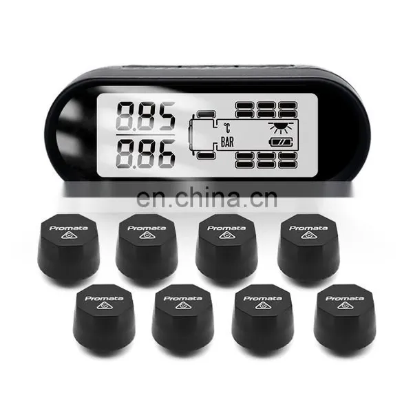 Solar Power Display Wireless Tire Pressure Monitor TPMS for 12 Tires External Tyre Pressure Sensor photo-2
