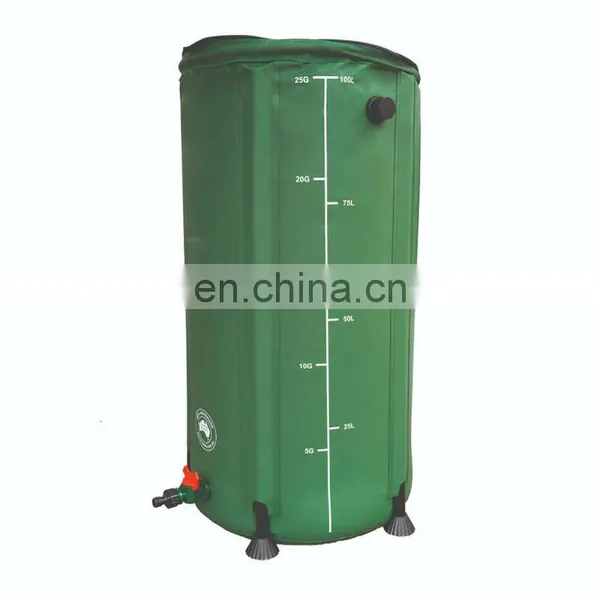300L Food Safe Slim Tall Rain Water Barrel With Filter photo-3