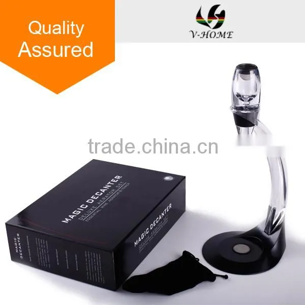 Zazzol 3 Stage Red Wine Aerator, Magic Wine Aerator Decanter to Improve Wines and Add Air With Best Wine Aeration
