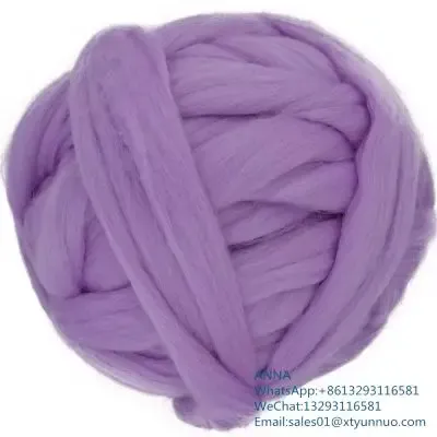 Customized Dyed 100% Wool Yarn Wool Knitting Yarn For Hand Knitting photo-3