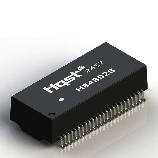 H84802S Dual Port SMD SOP-48 Pin Gigabit Ethernet Isolation Filter/Network Transformer 10/100/1000Mbps POE+ IEEE 802.3 for Route