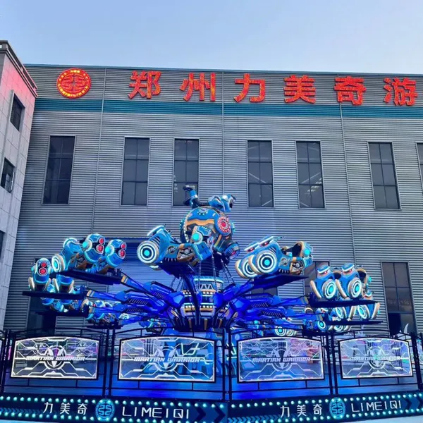 Amusement Park Ride New Mars Warrior Star Flighter