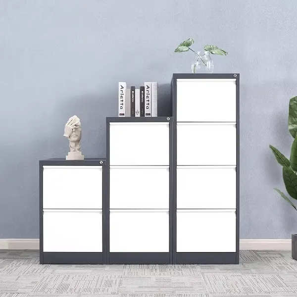 Metal Storage Office 2 3 4 Drawers Office Cabinet Steel Filing Vertical Drawer Filing Cabinet for Home Office School Equipment photo-4