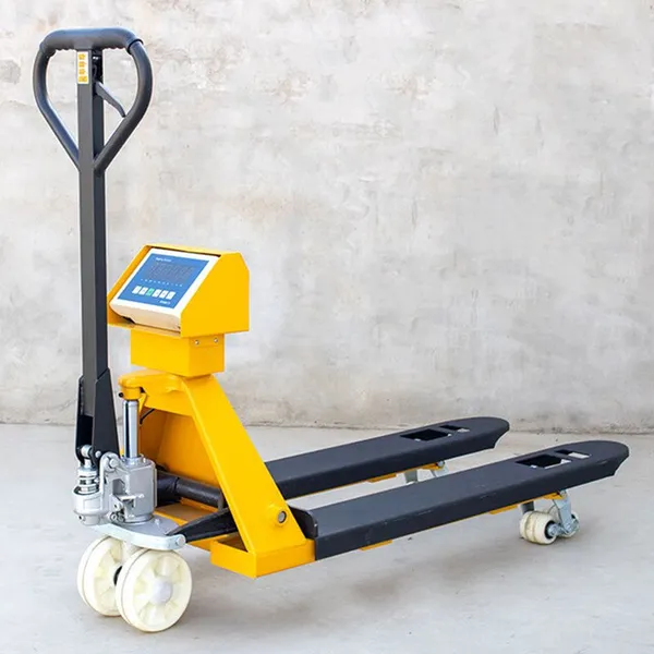 Electric Loading Hand Forklift Truck Pallet Truck Manual Pallet Jack With Weigh Scale photo-2