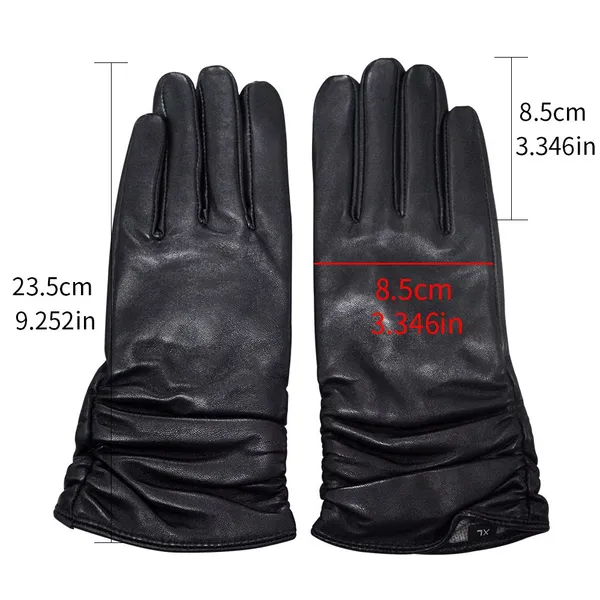 Gloves Factory Custom Genuine Sheepskin Leather Glove for Winter photo-2