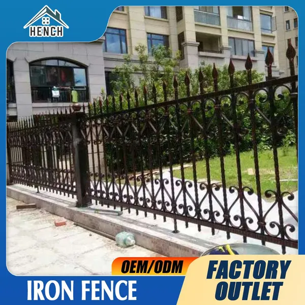 Luxury Wrought Iron Railing Stair Iron Fence