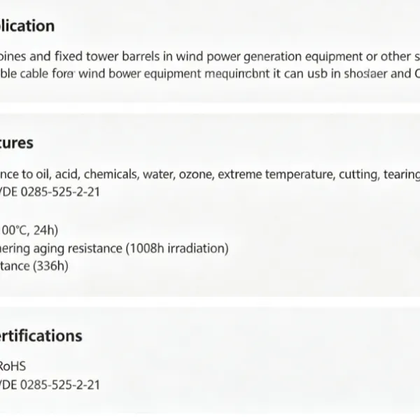 CE Certified Heavy‑Duty Rubber Flexible Cable H07RN‑F, European Standard Outdoor Mobile Power Cable photo-2