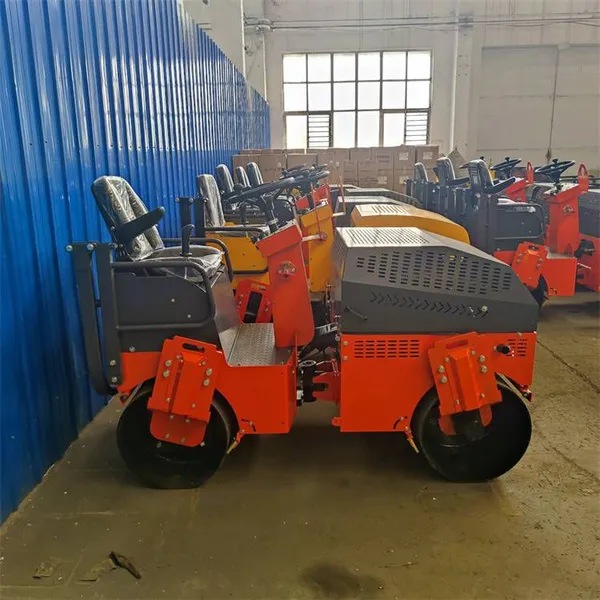 800 Double Steel Wheel Roller, 1.5t Ride-on Ground Compactor, Remote-controlled Asphalt Repair Trench Foundation Leveling photo-2