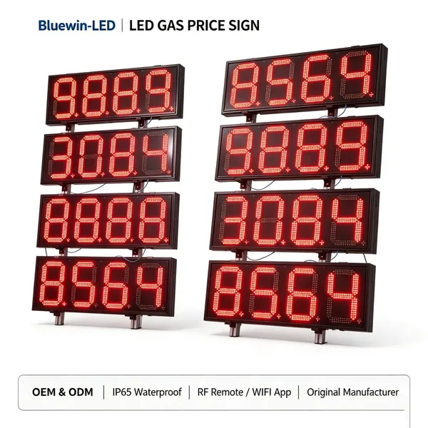 LED Gas Price Display Board With 8.88 88.88 888.88 Format photo-4