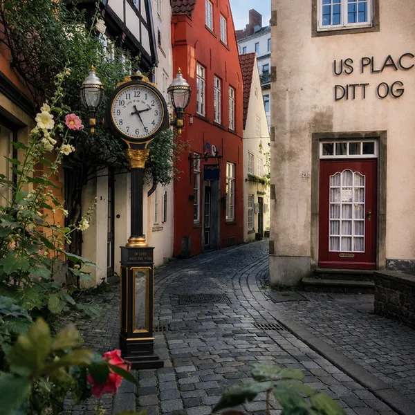 Landscape Street Clock Golf Park Clock Postal Clock photo-4