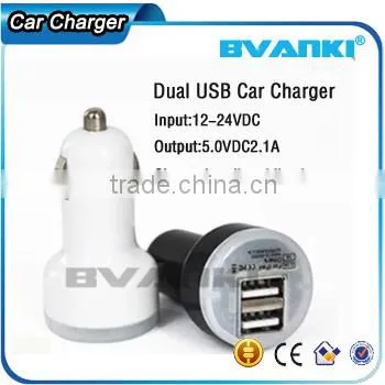 2016 Low Price High Quality Mini Dual Port Car Usb Charger Coloful Mobile Phone Charger for Apple and Samsung Free Samples photo-2