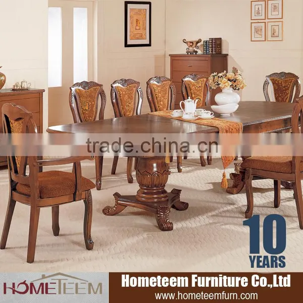 Antique Wooden Inlay Dining Room Furniture