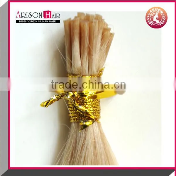 Factory Price Remy Hair Double Drawn i Tip Hair Extensions Wholesale photo-3