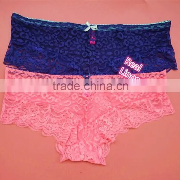 Leopard Jacquard Lace Underwear Set, Plus Size Women Underwear Set photo-6