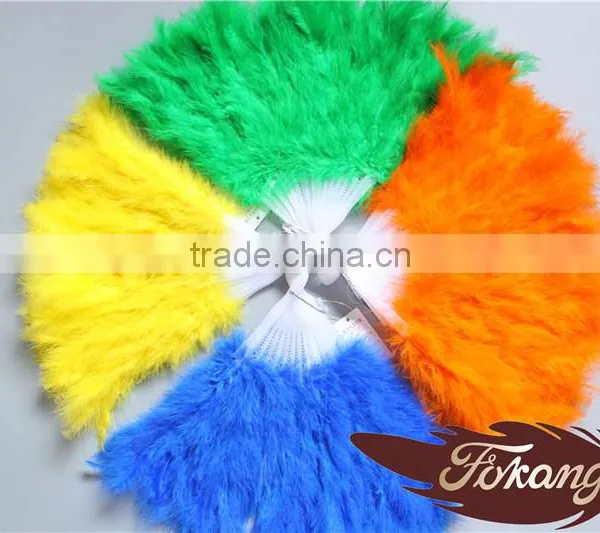 Party Supplies Party Fan And Turkey Feather Fan For Halloween Costumes photo-6