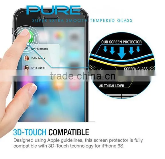 Anti Scratch 9h Tempered Glass For IPhone 6, 3D Titanium Alloy Tempered Glass Screen Protector photo-2