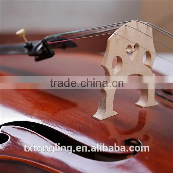 4/4 Solid Wood White Cello TL014 photo-4