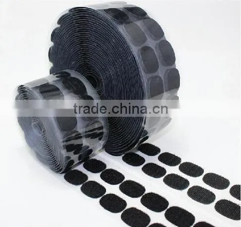 Nylon Smooth Loop Side Self-adhesive Plastic Hook Loop Dots photo-6