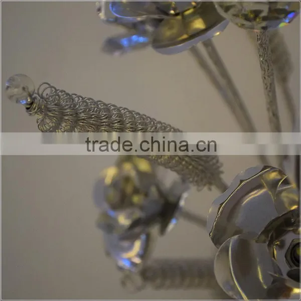 Aluminium Table Lamp Rose and Grain Flower Wire Led Table Lamp Indoor Table Lamp photo-4