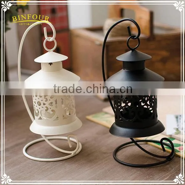 Wholesale Metal Lantern Candle Holder Hanging Home Decorations photo-4