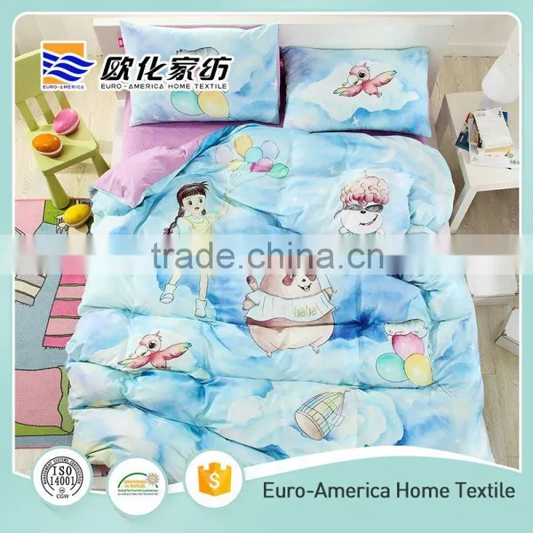 Twill Digital Printed Bedding Sheet Set photo-4