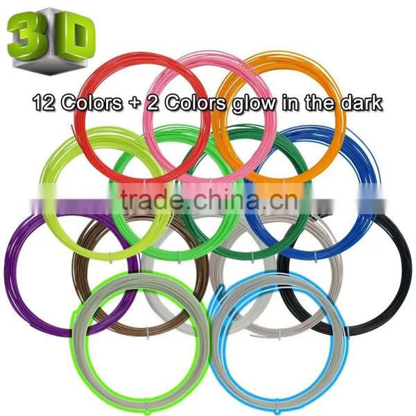 ABS Filament 1.75mm Multi Colors Sample for 3D Printer & 3D Printing Pen MakerBot/RepRap/UP/Mendel photo-2