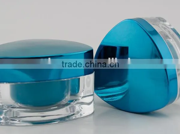 Acrylic Jar Bule Acrylic Empty Jar for Cream photo-4