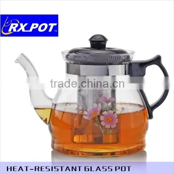 High Quality Heat-resistant Glass Tea Pot Sets With Different Designs/sizes/volumes photo-5