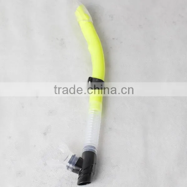 Factory price diving semi-dry snorkel and customed popular diving snorkel