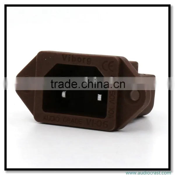 OEM Pure Copper Power Socket Rhodium Plated Power PLUG