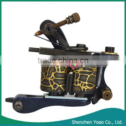 Newest 10 Wrap Coils Aluminium Alloy Shader Rotary Tattoo Machine photo-3