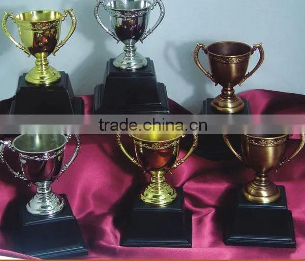 Metal Plated Cup With Big Base Honor Award Trophy