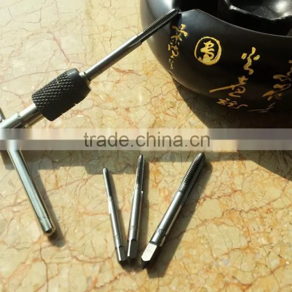 5- Piece Metric Small Tap Set Hand Tools With T Tap Wrench photo-3