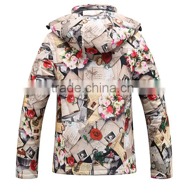 Custom Lady Colorfull Plus Size Ski Jacket photo-3