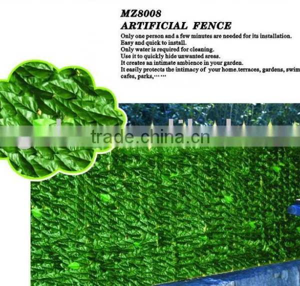 Artificial Green Plastic Fence