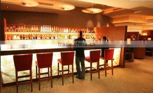 Straight Acrylic Bar Counter Modern Design photo-3